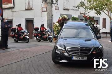 Telde despide con honores y lágrimas a su agente Martín Calzada (Foto Francisco Javier Santana)